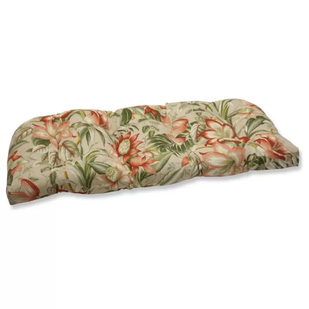 Special Botanical Glow Tiger Stripe Wicker Loveseat Cushion Outdoor Cushions & Pillows